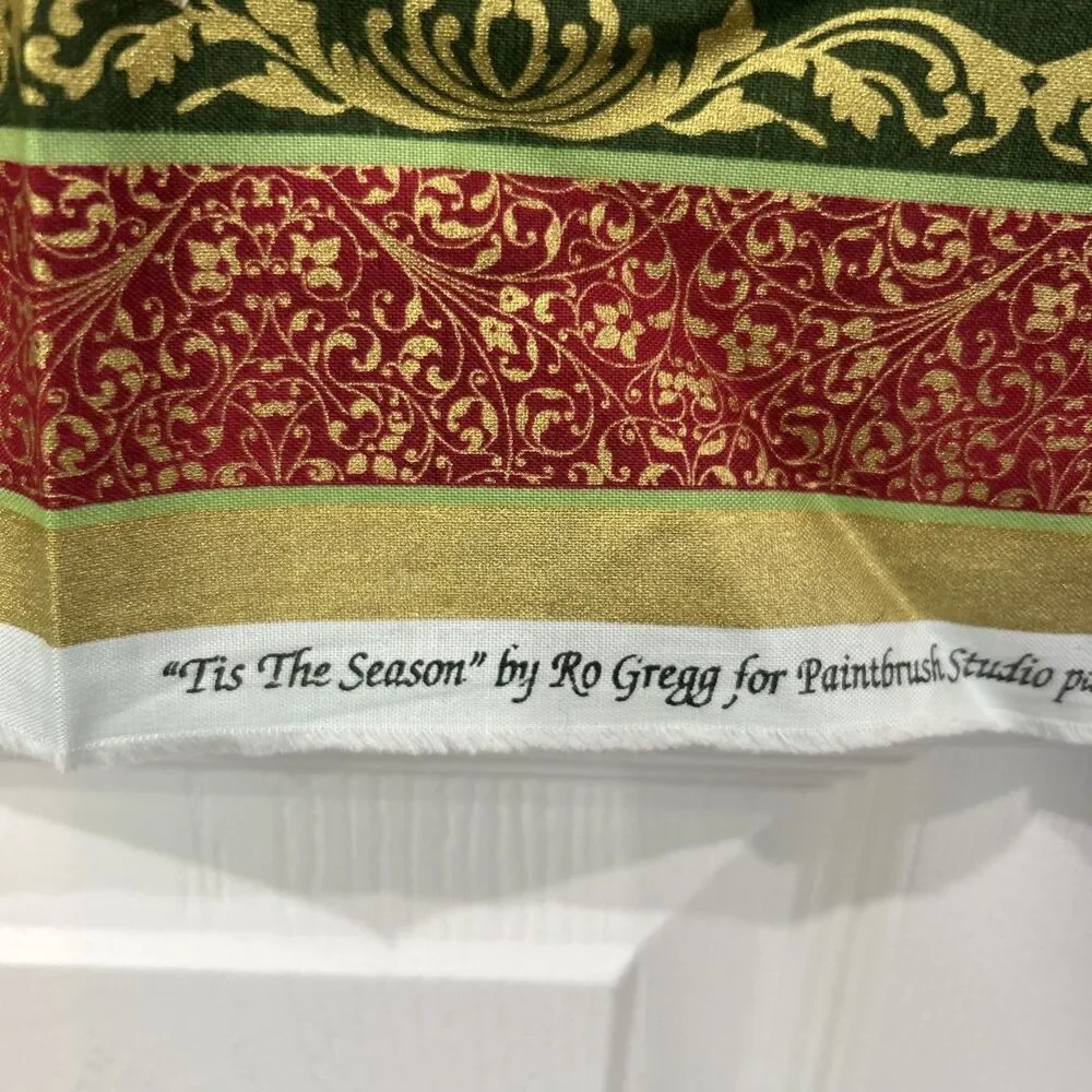 Tis the Season Cotton Fabric Quilting Panel Christmas Holiday Ro Gregg Christmas